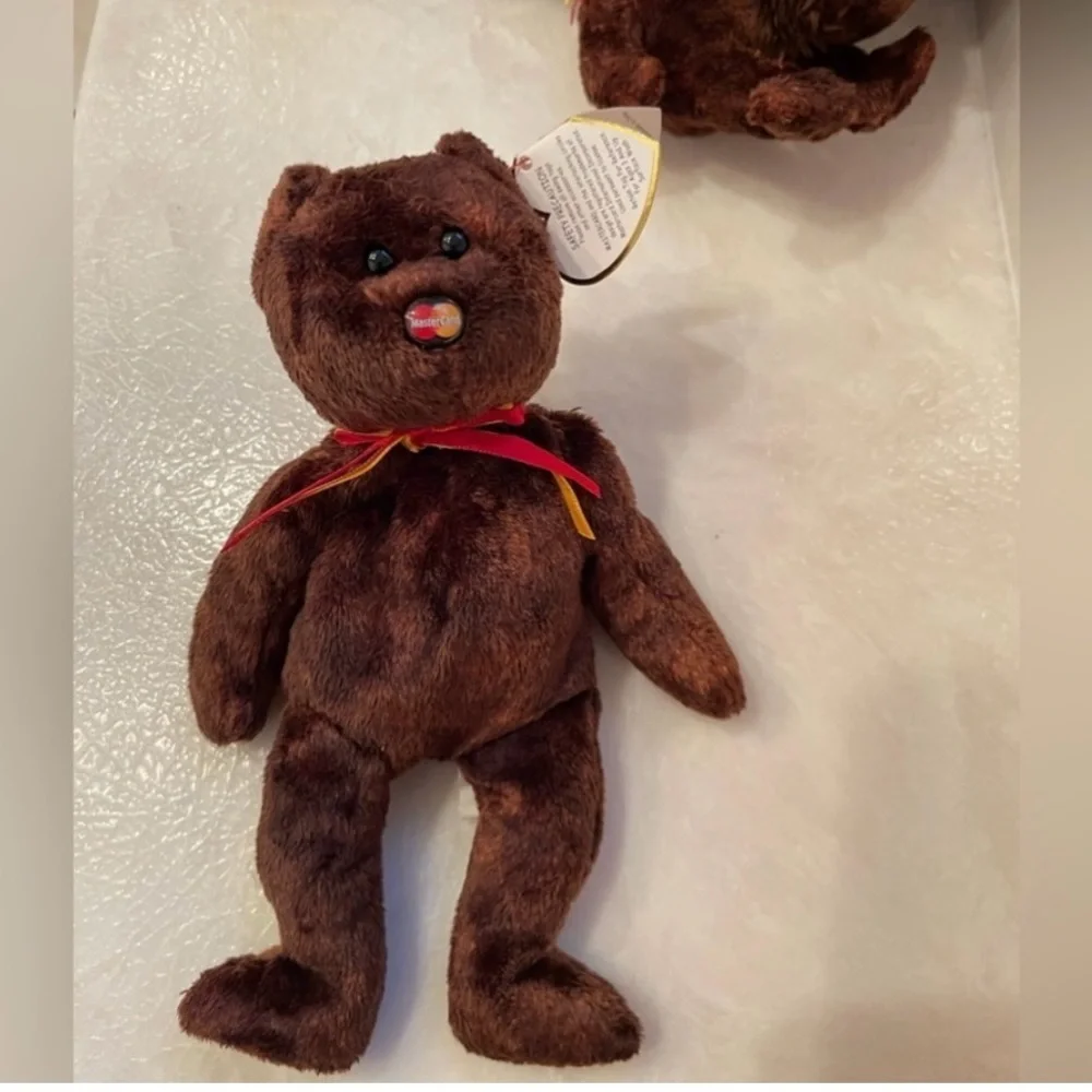 TY Beanie Buddy and Baby - MC MASTERCARD Bear (Credit Card
Exclusive) NWT - Picture 11 of 15